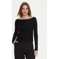 Twinset Maglia con applicazione in tulle, colore nero