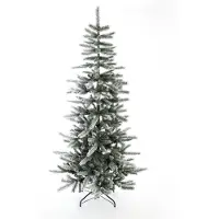 50nrth Evergreen Weihnachtsbaum Cedar Frost Kiefer mit Metallständer 210 cm Hoch Ø 114 cm