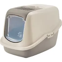 Savic Nestor Happy Planet - Cestino per rifiuti - Riciclato - Grigio - 56x39x39 cm