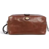 The bridge Story Viaggio Borsa da toilette Vera Pelle 26 cm marrone