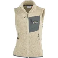 Lundhags Women's Flok Wool Pile Vest Gilet in lana Donna (XS, beige)