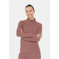 Endurance Women's Canna V2.0 Melange Midlayer Maglia da corsa Donna (42, fuchsia/marrone)