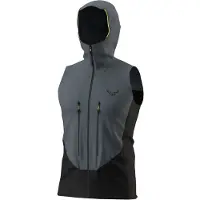 Dynafit Blacklight Softshell Vest Gilet softshell Uomo (XXL, nero/grigio)
