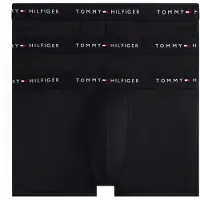 Tommy Hilfiger 3-pack Signature Trunks Black Taglia: L | Biancheria intima Outlet | Uomo | Nero