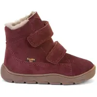Froddo Kid's Zeru Tex Furry Barefoot Scarpe invernali Bambini (35, rosso)