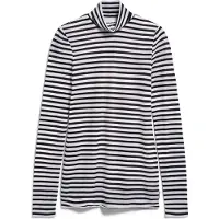 Armedangels Women's Grazilianaa Stripes Maglia a manica lunga Donna (L, grigio)