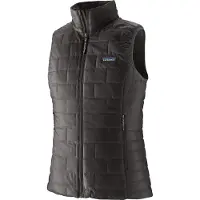 Patagonia - Piumino senza maniche in Primaloft - W's Nano Puff Vest Black per Donne in Poliestere Riciclato - Taglia XS - Nero