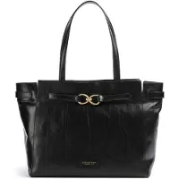 The bridge Isotta Borsa shopper Vera Pelle 37 cm nero