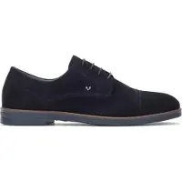 Martinelli per uomo. 1604-2729X Scarpe blu navy Douglas in pelle con lacci blu (39), Basso, Stringhe, Casual