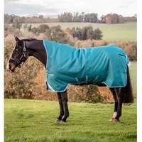 Horseware Amigo Bravo 12 Wug Turnout 0g Light Highneck Storm Green / Aqua & Turquoise , Deckengröße:7´3