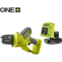 Ryobi - 18V ONE+ hand pruner - Brushless - 10 cm guide - 6 m/s - tool-free tensioner + 2.0 Ah battery & charger - RY18PSX10A-120