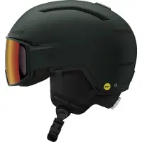 Salomon - Casco con visiera fotocromatica - Driver Pro Sigma Photo Mips Green Gables in Pelle - Taglia S - Kaki