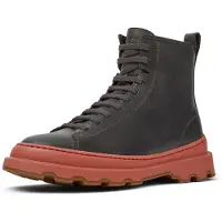 Camper Stivaletto stringato ' Brutus+ ' grigio scuro / arancione