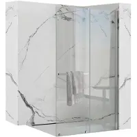 REA Parete Doccia Cortis Chrome 120