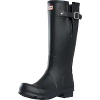 Hunter Original Tall Side Adjustable Boot Stivali di gomma Uomo (44, nero)