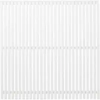 Plus Elemento principale per recinzione Sendai 180 x 180 cm RAL 9010 bianco