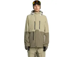Volcom - Giacca da snowboard impermeabile e traspirante - Rnge Stretch 30K Jacket Moss Green per Uomo in Pelle - Taglia L - Verde
