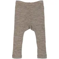 Mikk-Line Kid's Merino Wool Legging Intimo lana merinos Bambini (122, marrone)