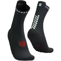 Compressport Pro Racing Socks V4.0 Run High Calze da running (T3 - EU 42-44, nero)