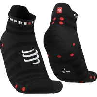 Compressport Pro Racing Socks V4.0 Ultralight Run Low Calze da running (T3 - EU 42-44, nero)