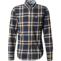 Superdry per uomo. M4011047A Camicia da boscaiolo blu navy (XL), Casual, Cotone, Manica lunga
