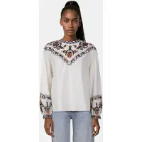 Summum Woman Top Embroidered Cotton Ivory Taglia: 38 | Magliette intime Outlet | Donna | Bianco
