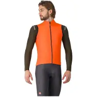 Castelli Perfetto Air Vest Gilet da ciclismo Uomo (S, arancione)