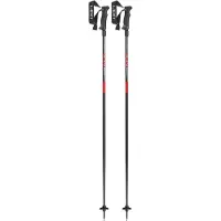 LEKI - Bastoni da grappa - Hot Shot in Alluminio - Taglia 110 cm - Nero