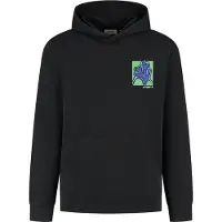 Shiwi Leo Regular Fit Slow Pace Hoodie Black Taglia: M | Felpe con cappuccio Outlet | Uomo | Nero