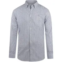 Mcgregor Stretch Oxford Shirt Big Stripe Navy Taglia: XL | Maglie a manica lunga Outlet | Uomo | Blu