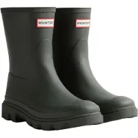 Hunter Downpour Short Boot Stivali di gomma (45,5, nero)