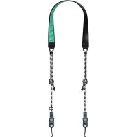 Leofoto L-CS-201 Tracolla per fotocamera, colore nero opaco
