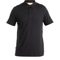 Icebreaker - Polo in lana merino a maniche corte - M Merino 150 Tech Lite SS Polo Black per Uomo - Taglia M - Nero