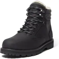 Timberland Britton Road Mid Warm Lined Waterproof Boot Scarpe invernali Uomo (41,5, nero)