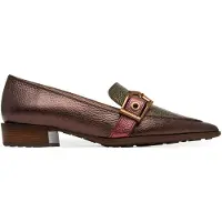 Hispanitas per donna. CHI254262 Scarpe in pelle marrone di Torino (41), 1 a 3 cm, Nessuno, Casual