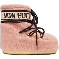 Moon Boot - Stivali doposci - Icon Low Fleece Pink - Taglia 36-38 - Rosa
