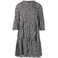 Comma Dresses Black-white Taglia: 42 | Abiti Midi Outlet | Donna | Nero