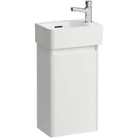 Laufen Set complet 340, VAL Lave-mains, 1 trou de robinetterie à droite, avec trop-plein, incl. meuble sous-lavabo BASE 2.0, 1 porte à droite, 340x220x635mm, H8612809901061, H8612809901061