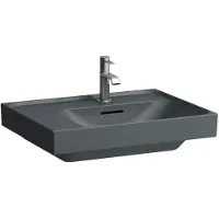 Laufen MEDA lavabo à poser, poncé, tablette à gauche, 600x460mm, sans trou pour robinet, sans trop-plein, H8181127581121, H8181127581121