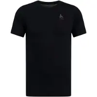 Odlo Baselayer Top Crew Neck S/S Merino 200 Intimo lana merinos Uomo (M, nero)