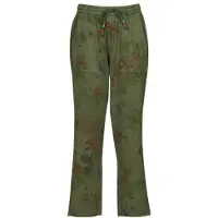 Desigual Pantaloni morbidi / Pantaloni alla zuava PANT_MICKEY CAMO FLOWERS donne - Kaki - EU XL