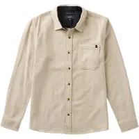 Roark - Chemise en flanelle - Crossroads Flannel Fossil per Uomo in Cotone - Taglia L - Beige