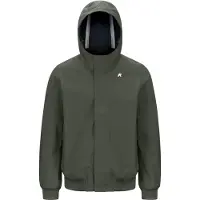 K-way - Giacca antivento impermeabile e traspirante - Joachim Bonded Green Blackish Blue Depht per Uomo in Pelle - Taglia XL - Verde