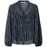 Pepe Jeans per donna. PL3051281 camicetta blu Mey (S), Casual, Viscosa, Manica lunga