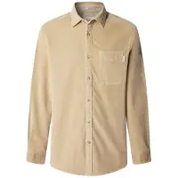 Pepe Jeans per uomo. PM3090844 Camicia beige Clayton (XL), Casual, Cotone, Manica lunga