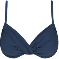 Barts Women's Solid Underwire Parte superiore bikini Donna (40 - Cup: C/D, blu)