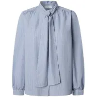 Pepe Jeans per donna. PL3051285 camicetta blu Loratycy (S), Casual, Cotone, Manica lunga