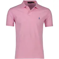 Ralph Lauren per uomo. 710795080004 Polo rosa in piqué slim fit (S), Casual, Cotone, Manica corta