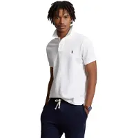 Ralph Lauren per uomo. 710548797001 Polo bianca in piquet slim fit (3XL), Bianco, Casual, Cotone, Manica corta