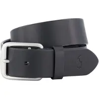 Ralph Lauren per uomo. 405913732001 Cintura in pelle con cavallo nero (36), Casual, Classico